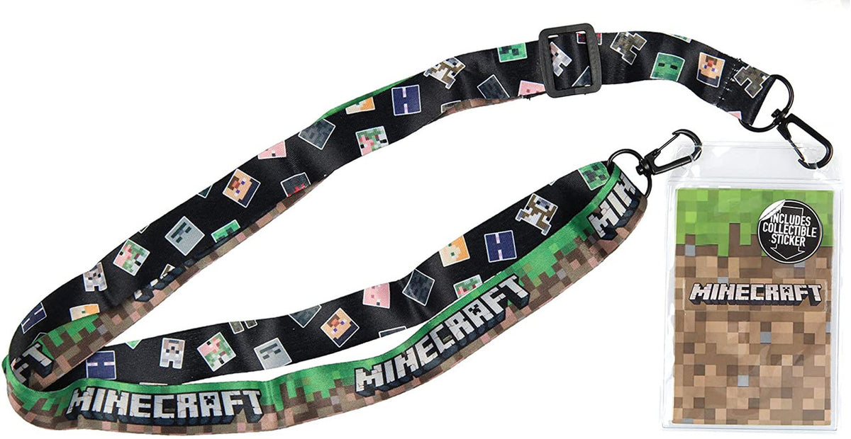 Minecraft Head Toss Multi Lanyard