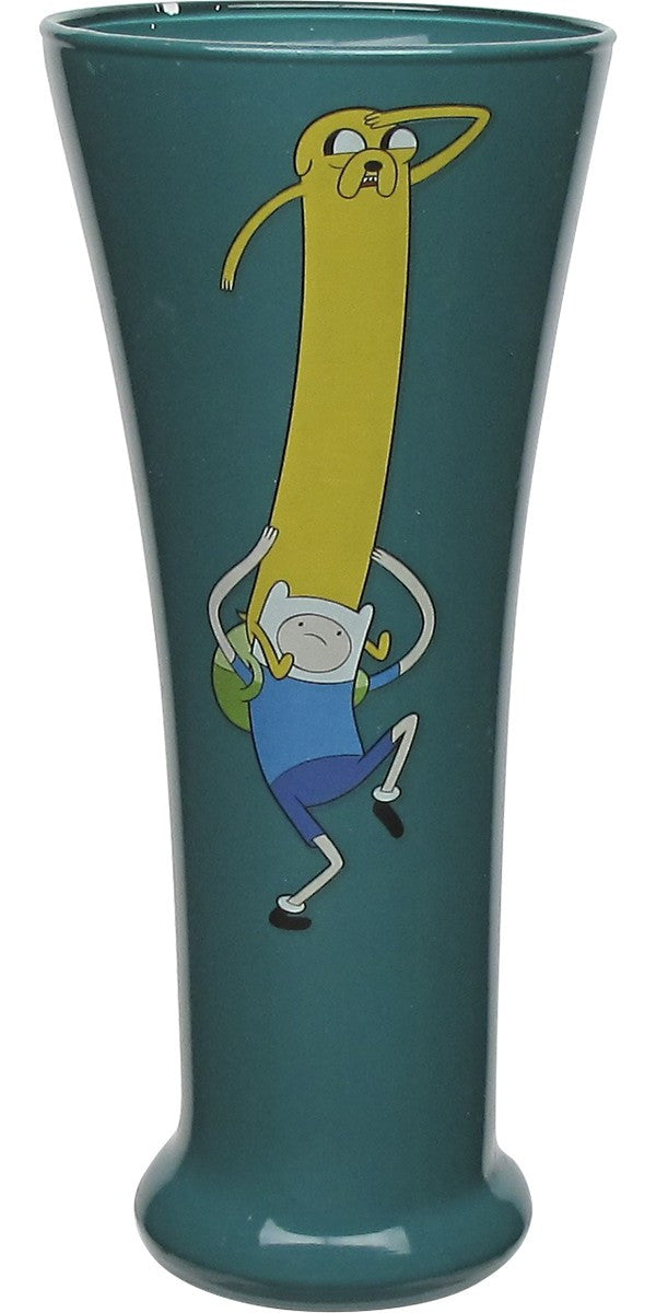 Adventure Time Jake and Finn Fluted Glass