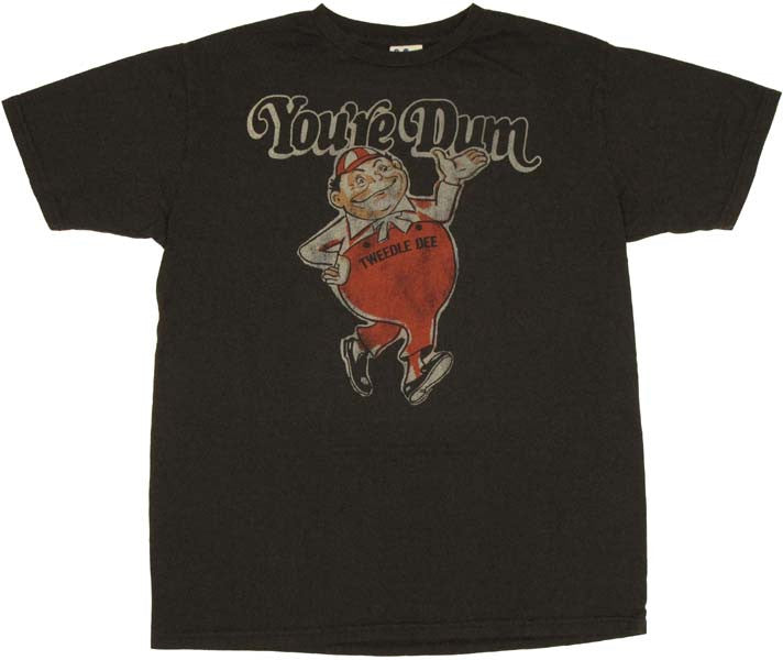 Alice in Wonderland Youre Dum T-Shirt Sheer