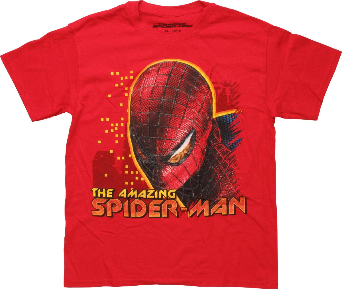 Amazing Spiderman Bust Red Youth T-Shirt – Stylin Online