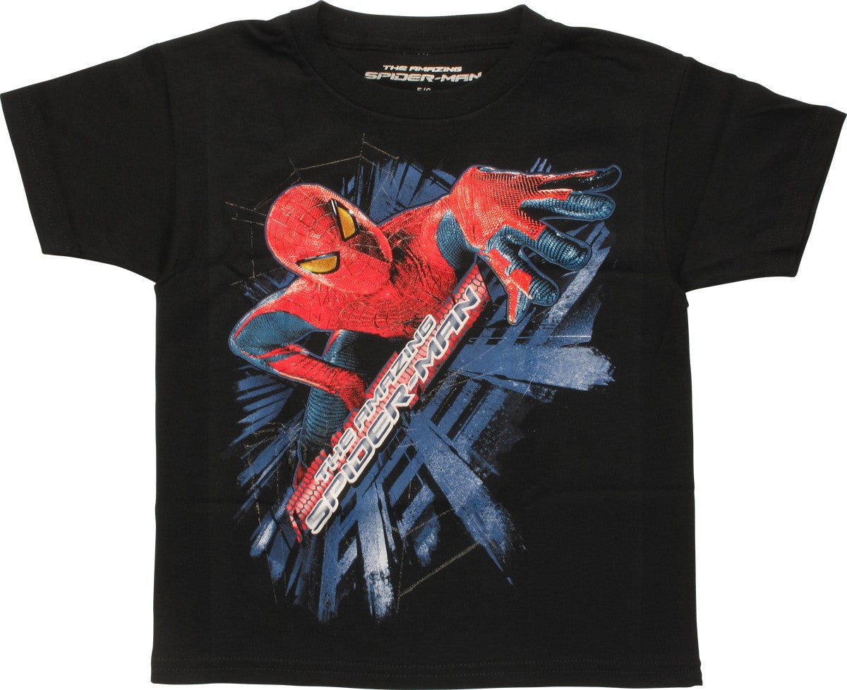 Amazing Spiderman Climbing Wall Juvenile T-Shirt