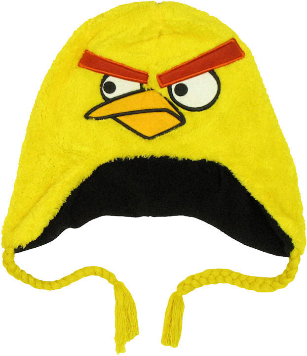 Angry Birds Yellow Plush Lapland Beanie