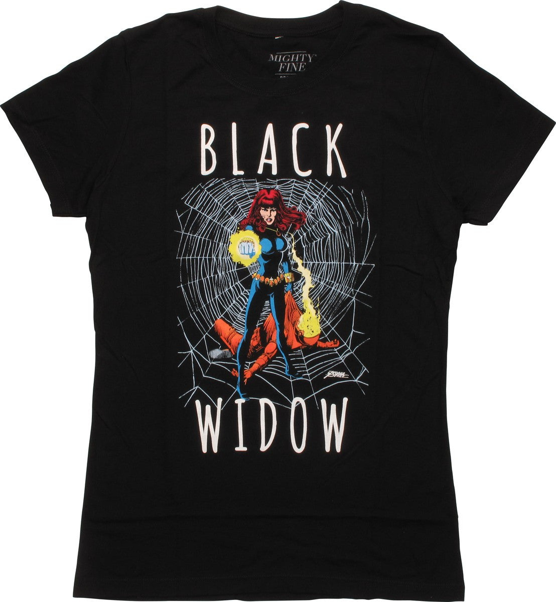 Avengers Black Widow Fanfare Juniors T-Shirt