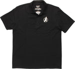 Avengers Embroidered Gray Logo Polo Shirt