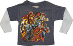 Avengers Heroes City Rush Navy LS Toddler T-Shirt