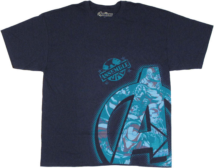 Avengers Logo Collage T Shirt