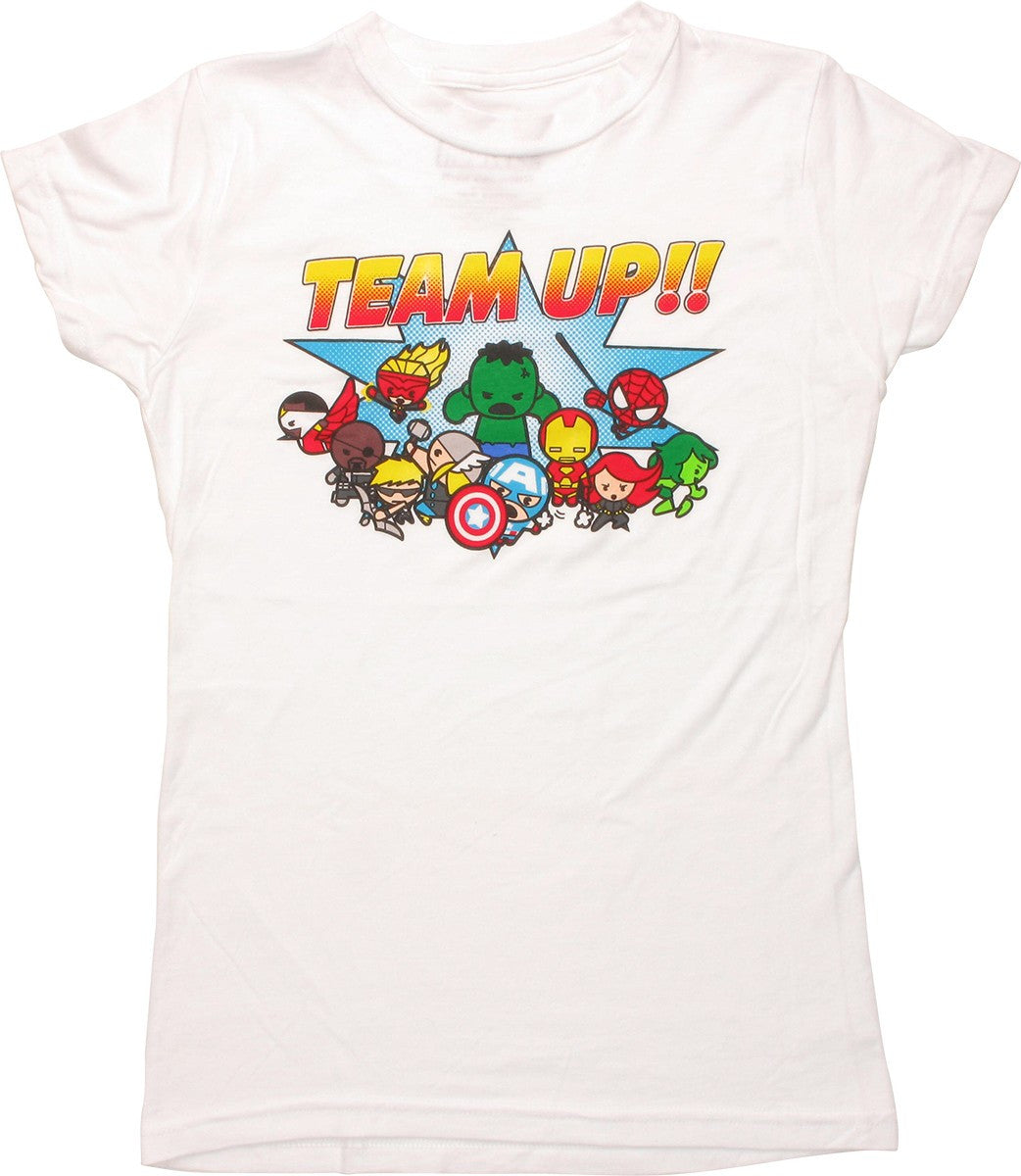 Avengers Toy Kawaii Team Up Baby Tee