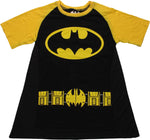 Batgirl Logo Costume Caped Black Juniors T-Shirt