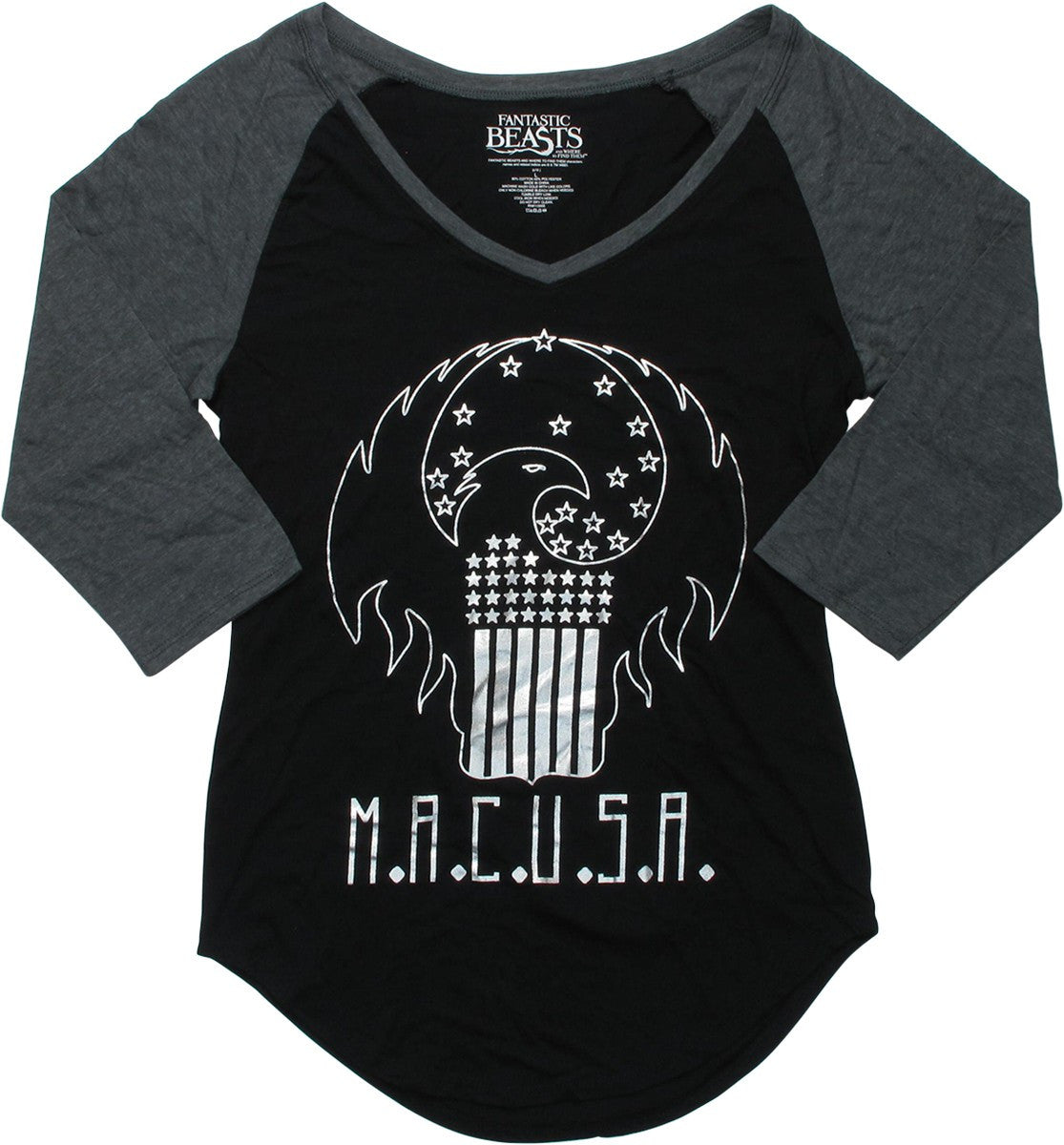 Fantastic Beasts MACUSA Raglan Juniors T-Shirt