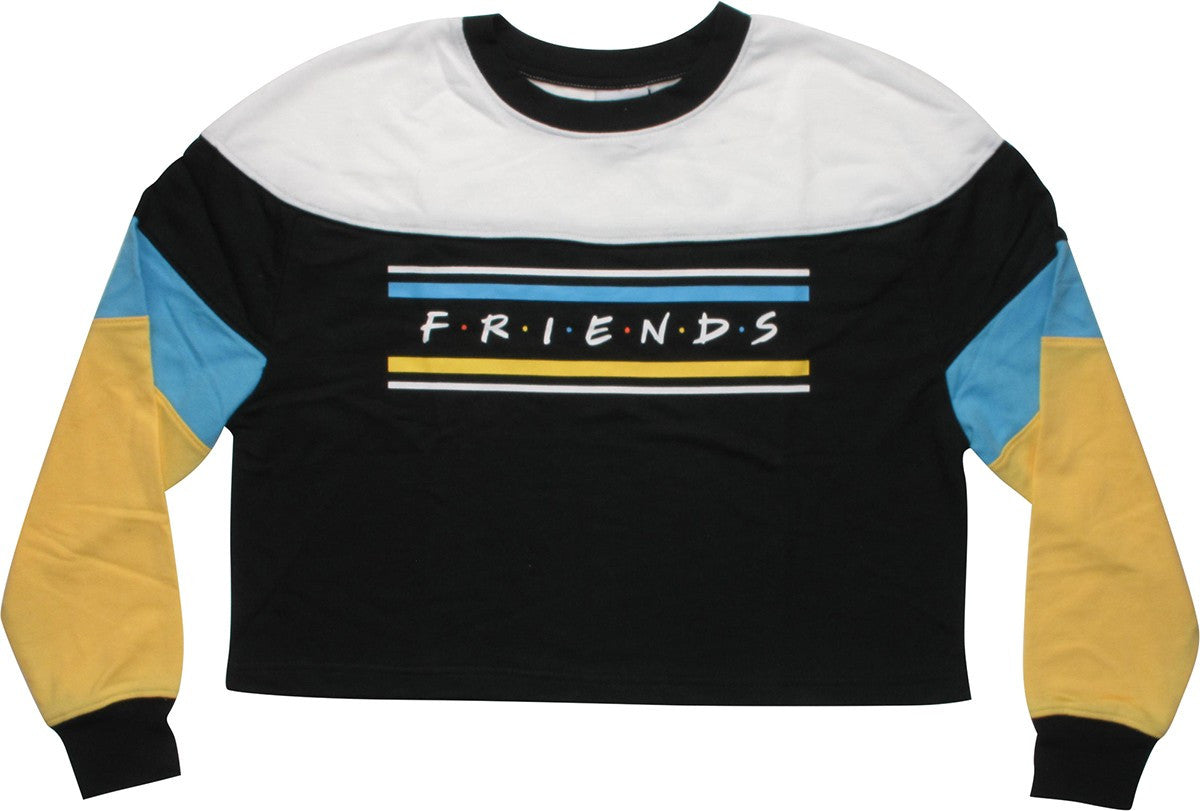 Friends Logo Long Sleeve Crop Juniors T-Shirt