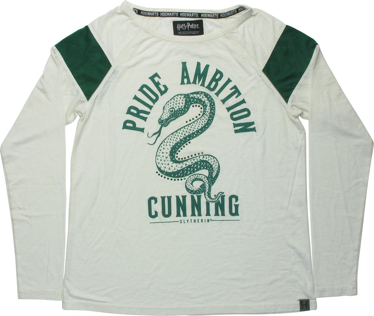 Harry Potter Slytherin Qualiities LS Juniors Shirt