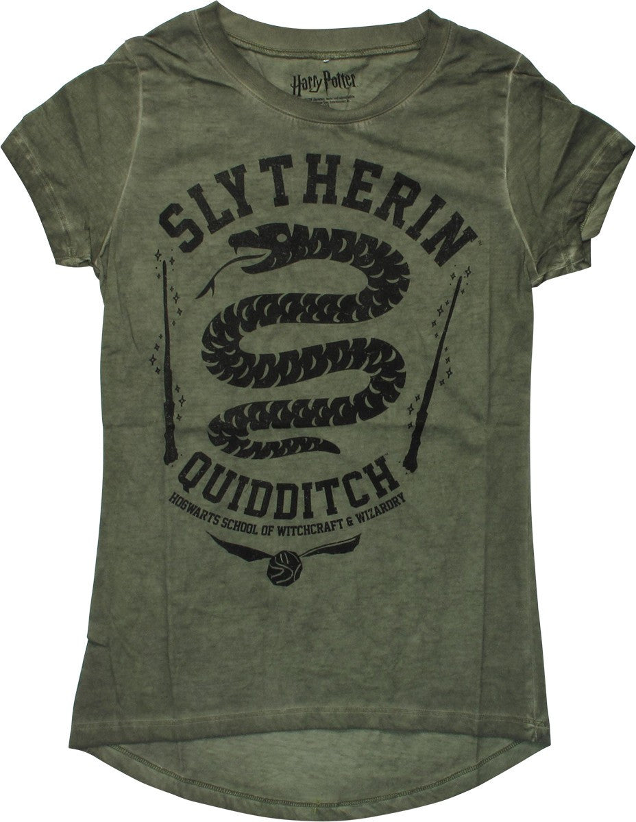 Harry Potter Slytherin Quidditch Juniors T-Shirt