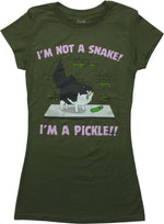 Rick and Morty I'm Not a Snake Juniors T-Shirt