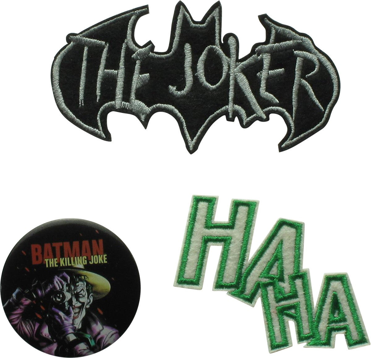 Joker Face Patch It Blue Backpack