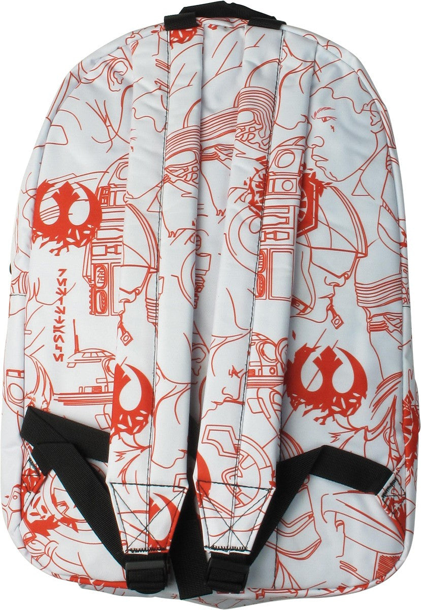 Star Wars Last Jedi Salt Planet Crait Backpack