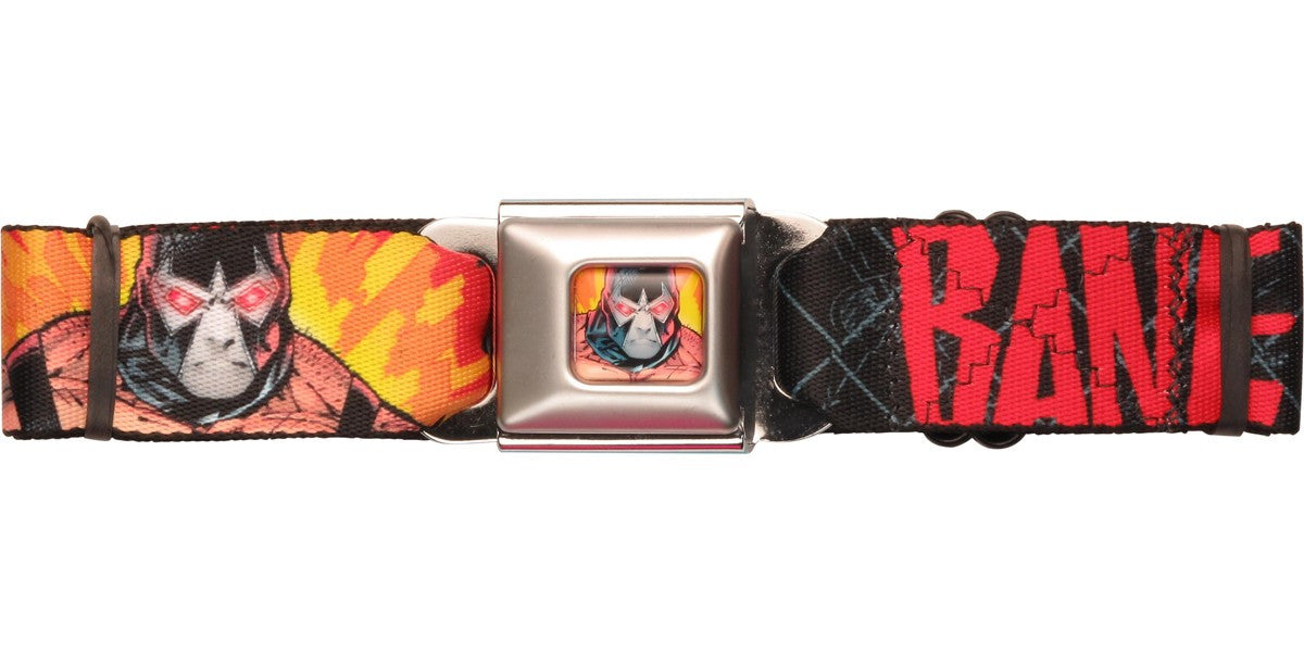 Bane Name Fiery Links Seatbelt Belt