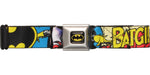 Batgirl Collage Wrap Seatbelt Mesh Belt