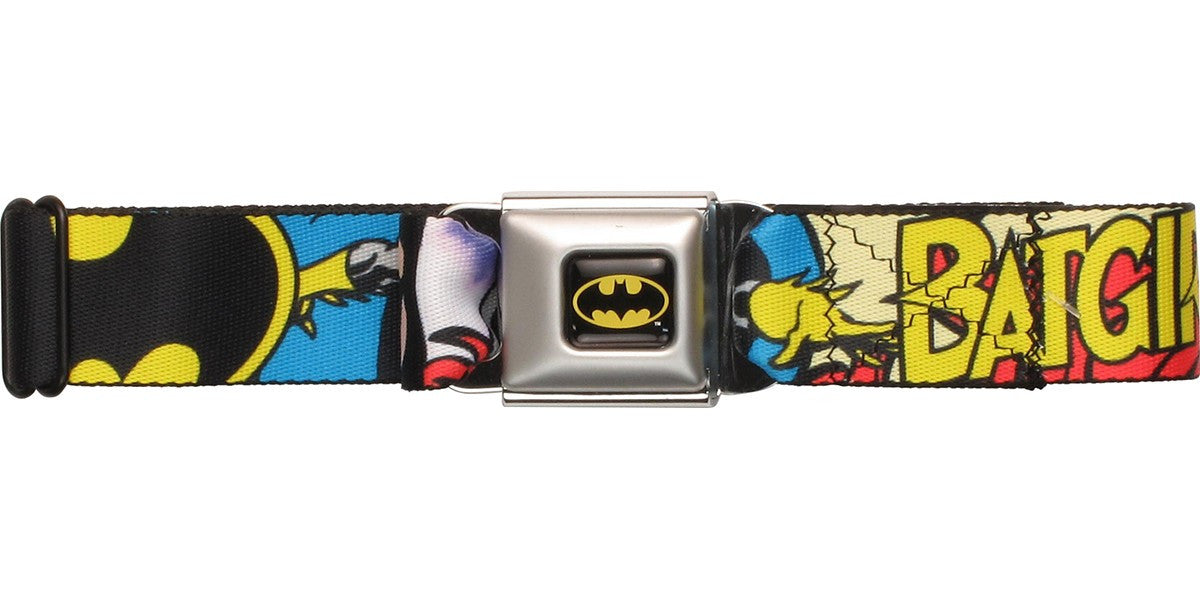 Batgirl Collage Wrap Seatbelt Mesh Belt