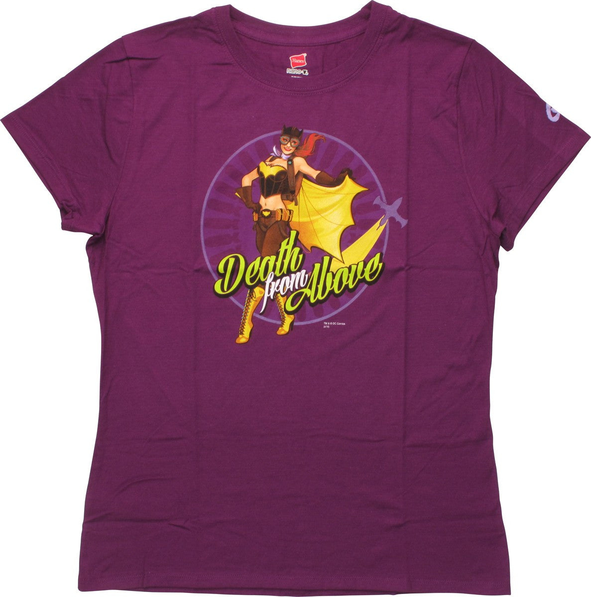 Batgirl Death From Above Ladies T-Shirt