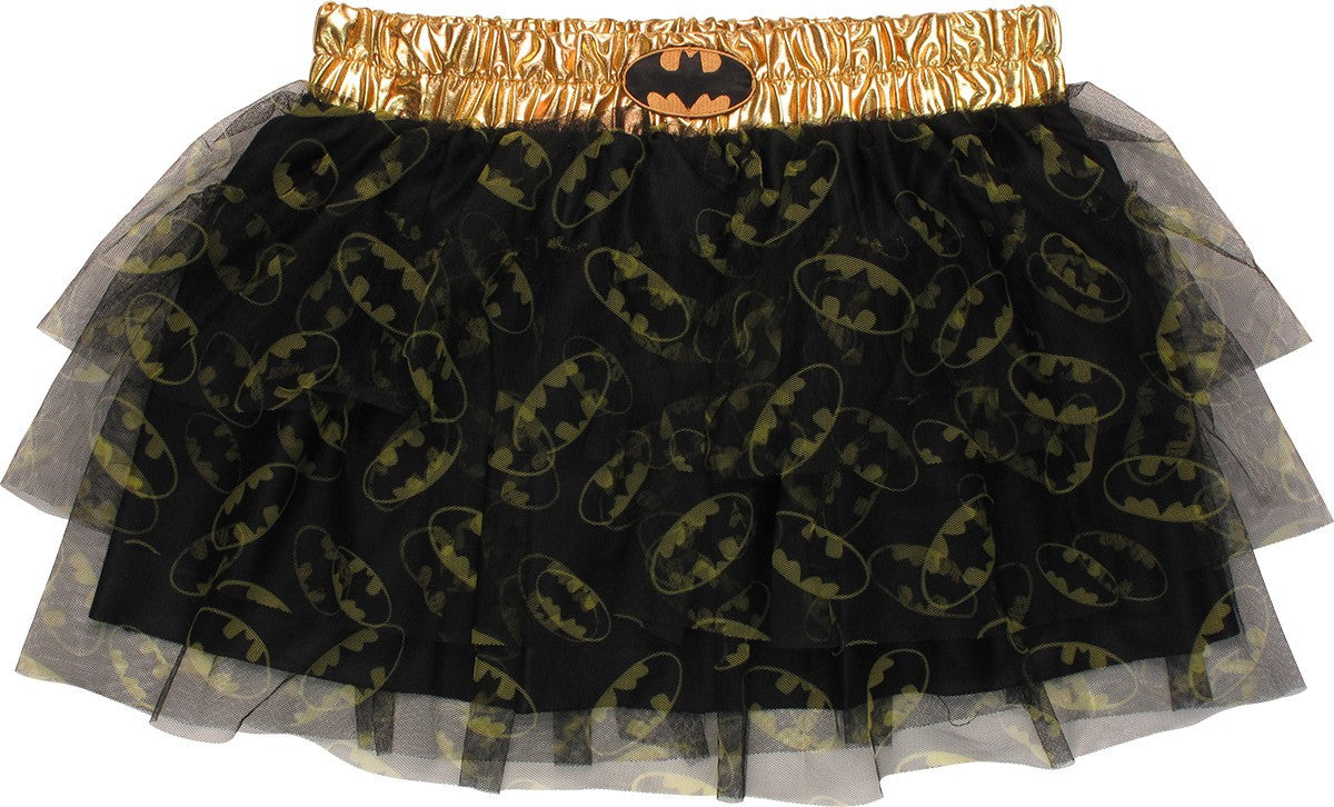 Batgirl Logos Tiered Tutu Skirt