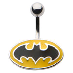 Batman 3D Logo Belly Ring