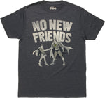 Batman and Robin No New Friends T-Shirt