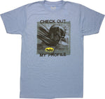 Batman Check Out My Profile T-Shirt