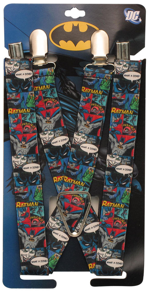 Batman Comic Panels Suspenders