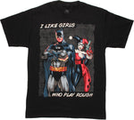 Batman Harley Play Rough T Shirt