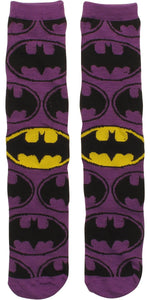 Batman Logo All Over Crew Socks