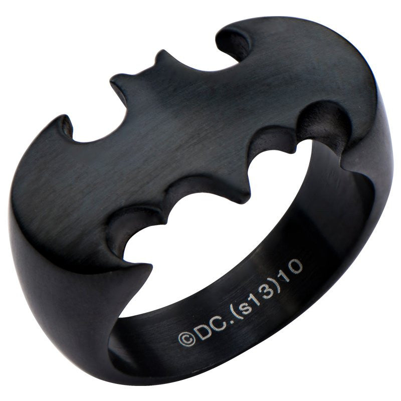 Batman Logo Black Ring