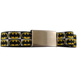 Batman Checked Logo Mesh Belt