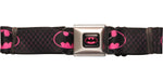 Batman Pink Chain Link Seatbelt Belt