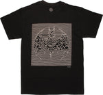 Batman Stacked Plot Logo Wavy T-Shirt