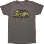Batman TV Logo Vintage Heather T-Shirt