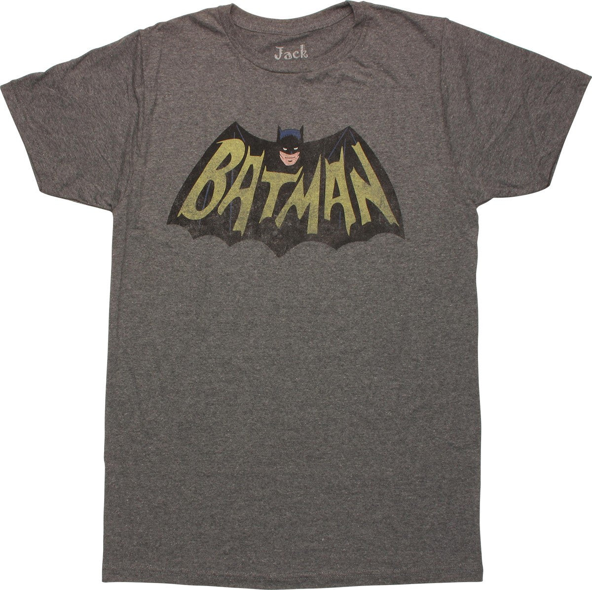 Batman TV Logo Vintage Heather T-Shirt