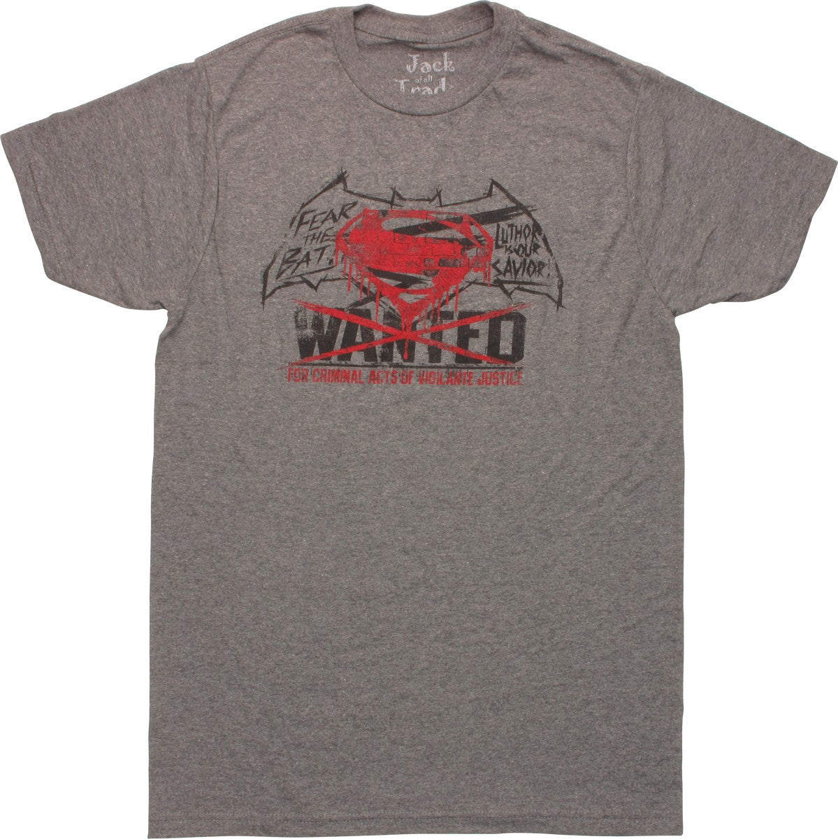 Batman v Superman Wanted Vigilante T-Shirt