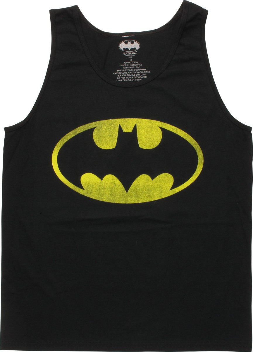 Batman Vintage Oval Logo Tank Top