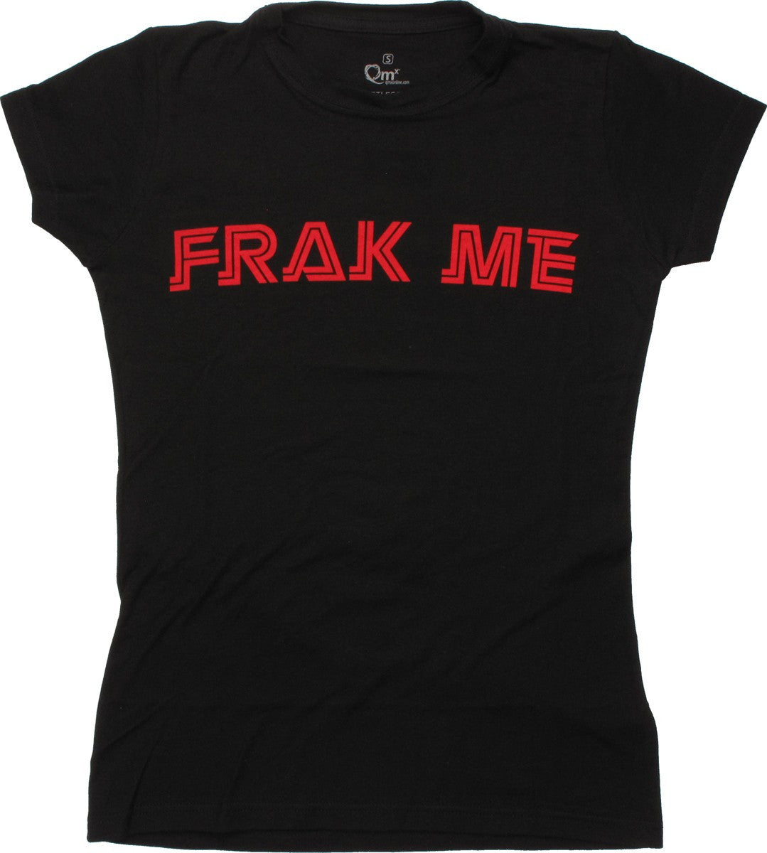 Battlestar Galactica Frak Me Spine Juniors T-Shirt