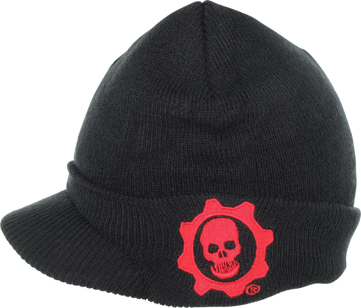 Gears of Wars Crimson Omen Logo Billed Cuff Beanie