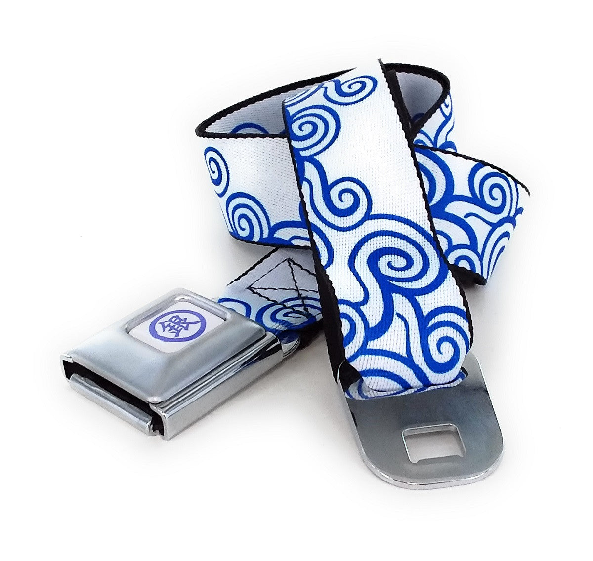 Gintama Blue Swirls Wrap Seatbelt Belt