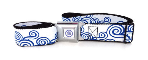 Gintama Blue Swirls Wrap Seatbelt Belt