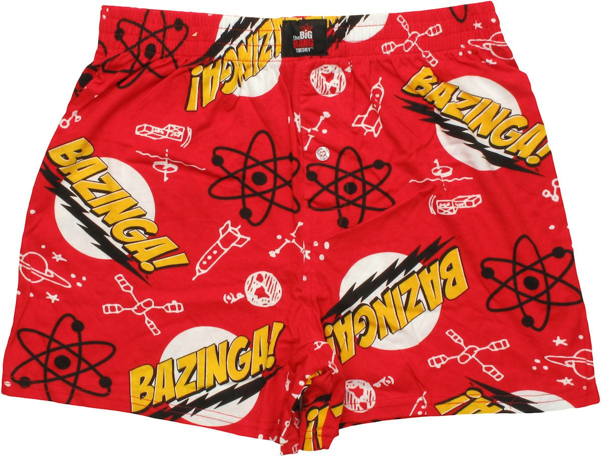 Big Bang Theory Bazinga Boxers