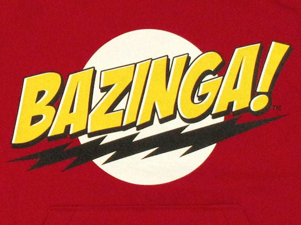 Big Bang Theory Bazinga Stripes Hoodie