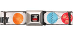 Big Bang Theory Color Icons Seatbelt Belt