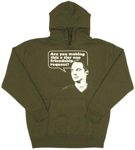 Big Bang Theory Friendship Request Hoodie