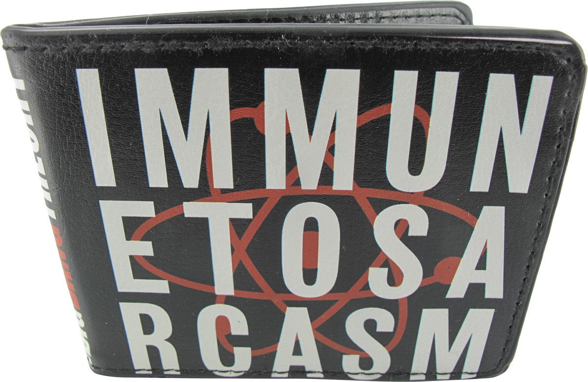 Big Bang Theory Immune to Sarcasm Wallet
