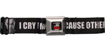 Big Bang Theory It Makes Me Sad Seatbelt Mesh Belt