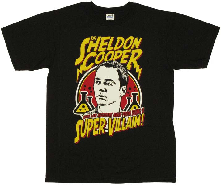 Big Bang Theory Super Villain T-Shirt