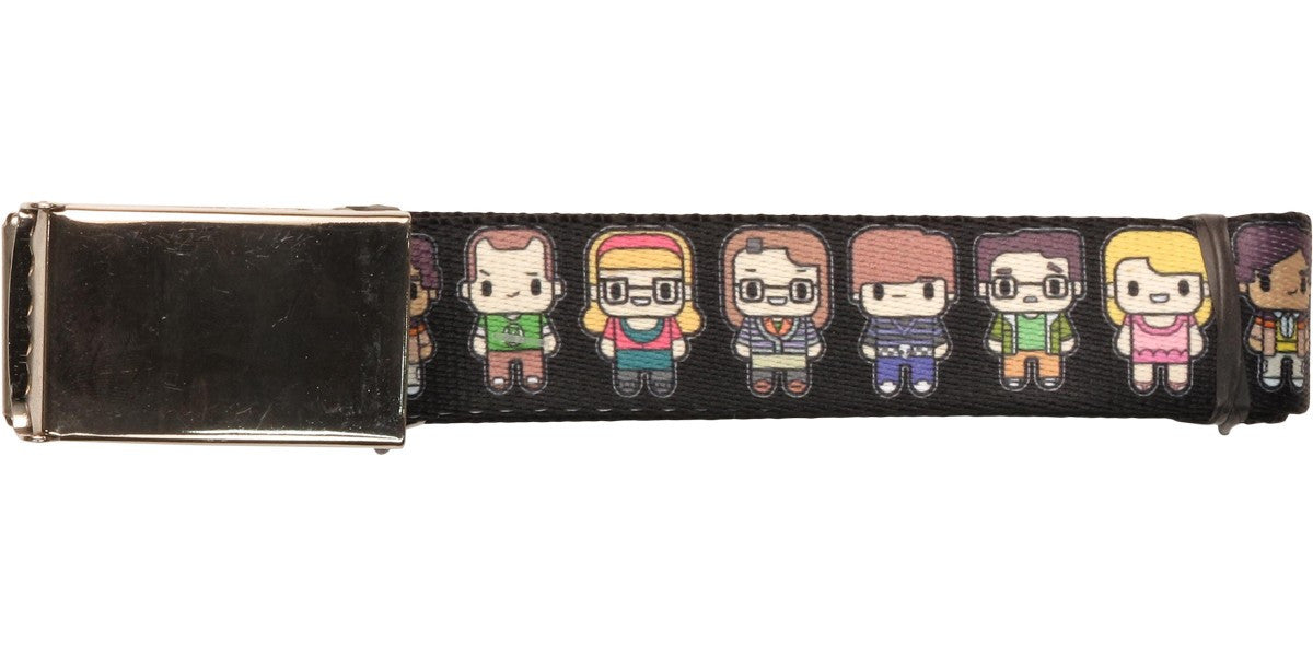 Big Bang Theory Toon Cast Mesh Belt